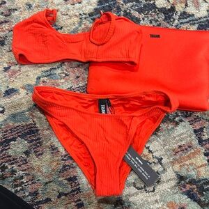 Red Triangl Bikini NWT